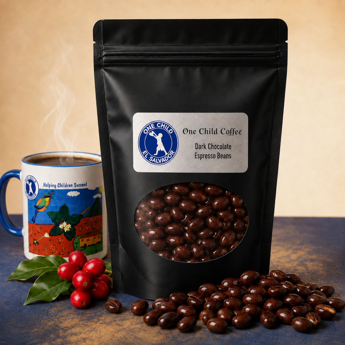 Dark Chocolate Coated Espresso Roast Beans