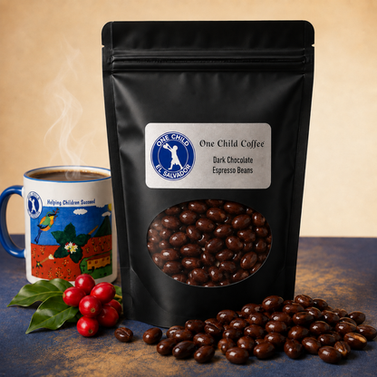 Dark Chocolate Coated Espresso Roast Beans