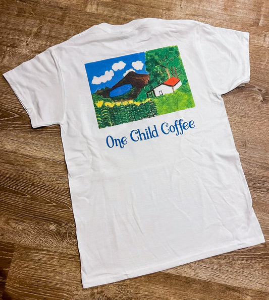 T-Shirt - "Barn with Clouds"
